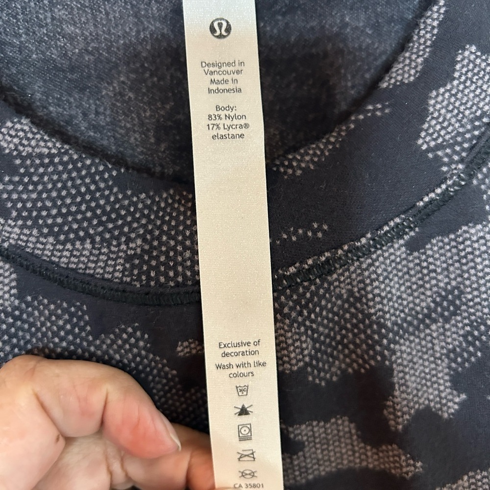 Lululemon  *Rulu Size 6 Heritage Camo Jacquard Black Lunar Rock 2021 - Picture 5 of 7